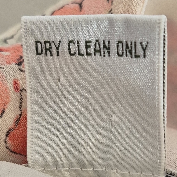 Laura Ashley 100% Silk Floral Maxi Dress * FLAWS* - Size 14 - Picture 9 of 16